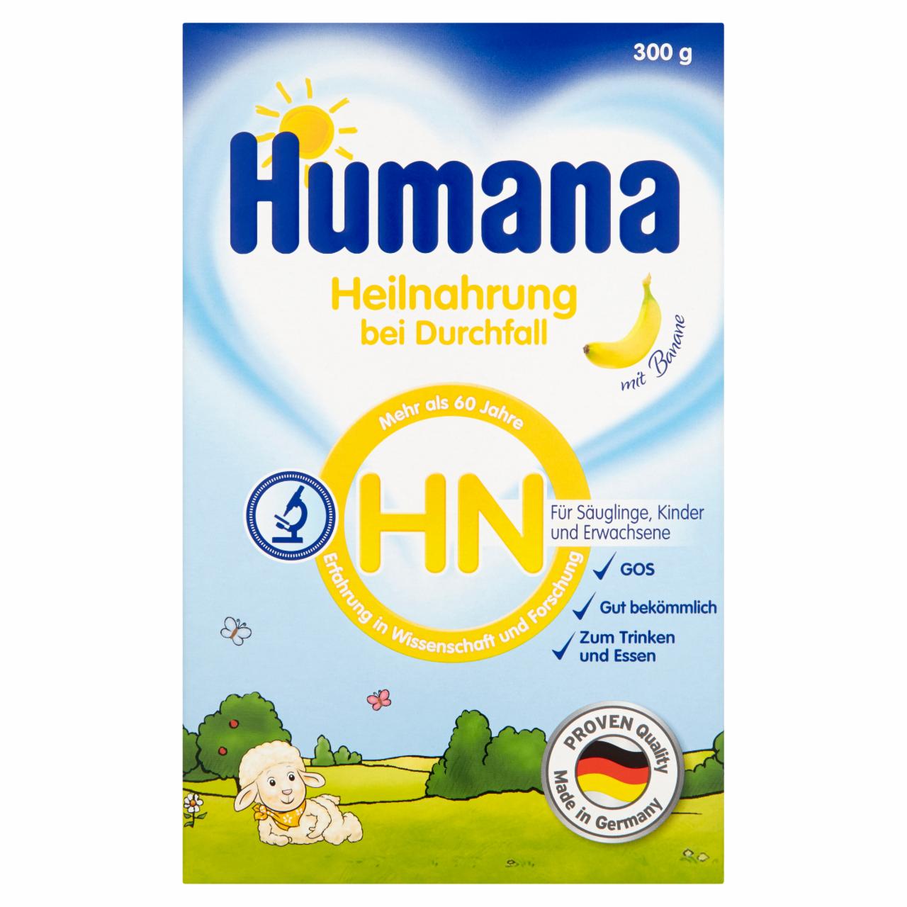 Zdjęcia - Humana HN Wspomaganie żywieniowe w biegunkach z bananami 300 g