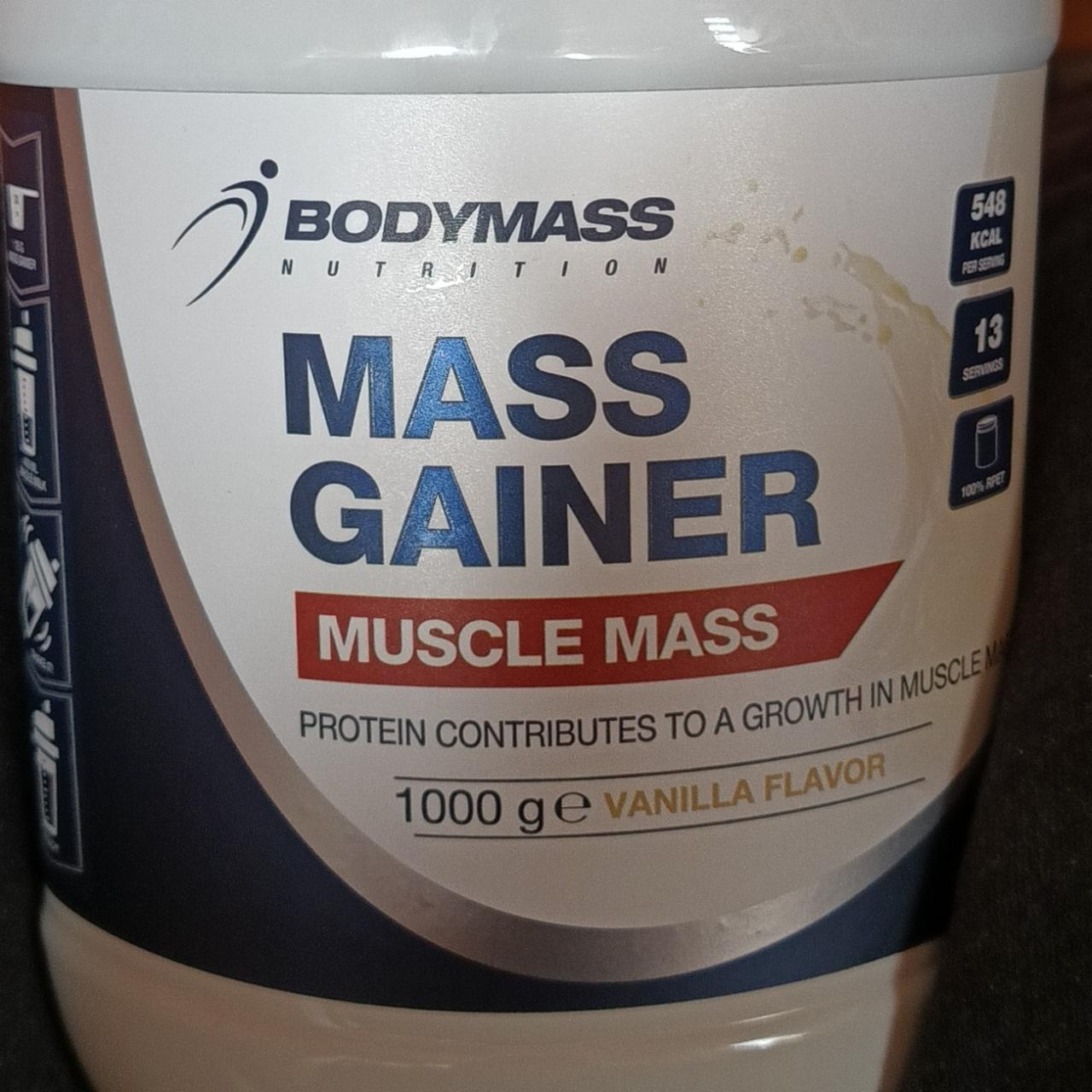 Zdjęcia - Mass gainer muscle mass vanilla Bodymass Nutrition