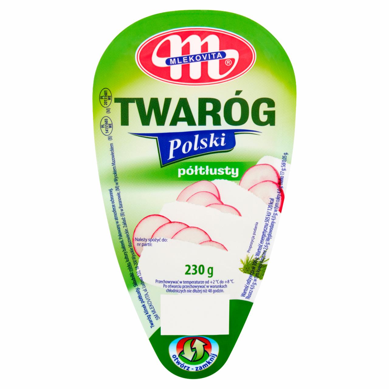 Zdjęcia - Twaróg polski półtłusty Mlekovita