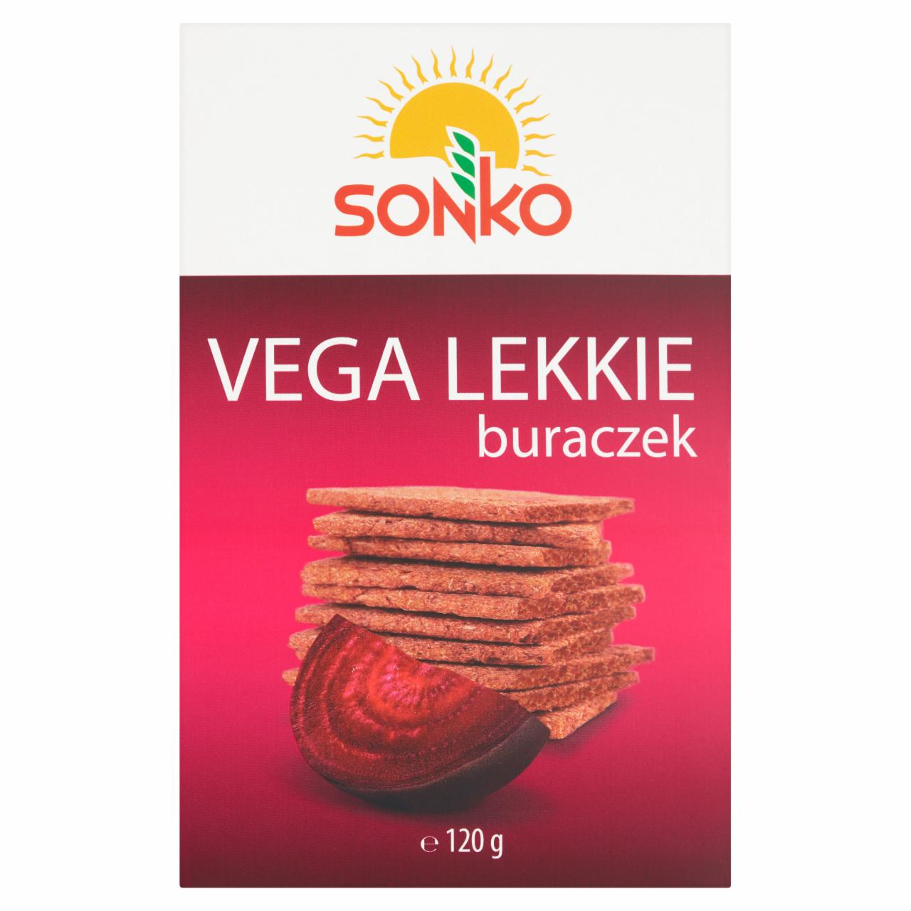 Zdjęcia - Sonko Pieczywo Vega Lekkie z czerwonym buraczkiem 120 g