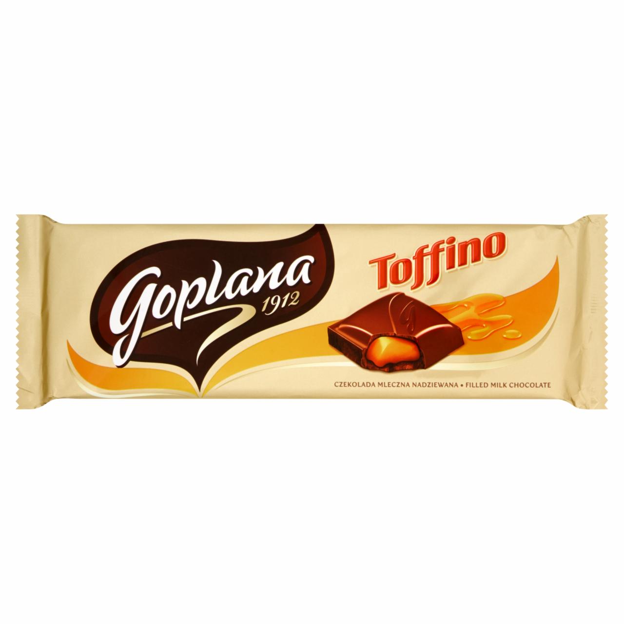 Zdjęcia - Goplana Toffino Czekolada mleczna nadziewana 245 g