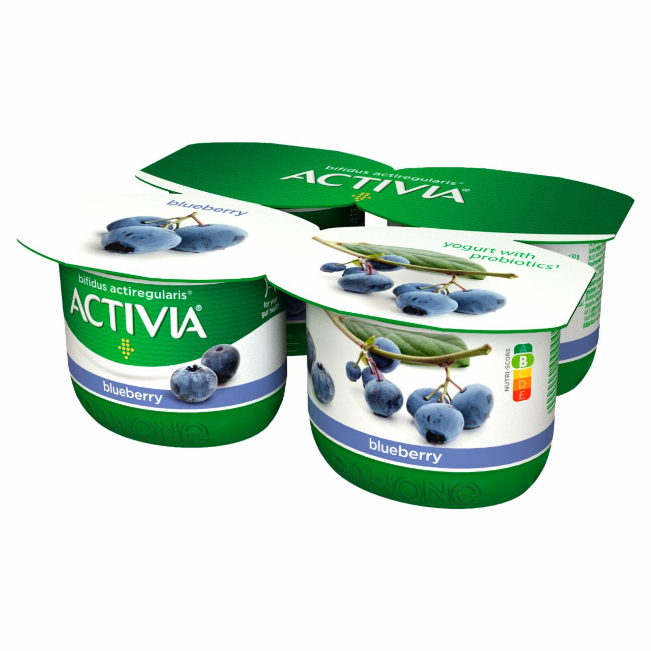 Zdjęcia - Activia Jogurt jagodowy 480 g (4 x 120 g)