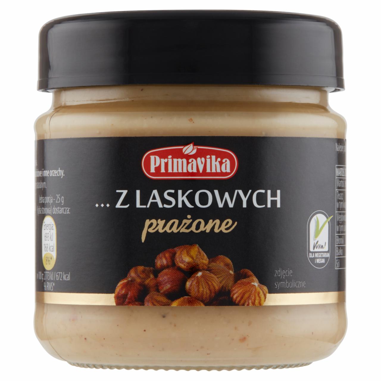 Zdjęcia - Primavika Pasta z laskowych prażone 185 g