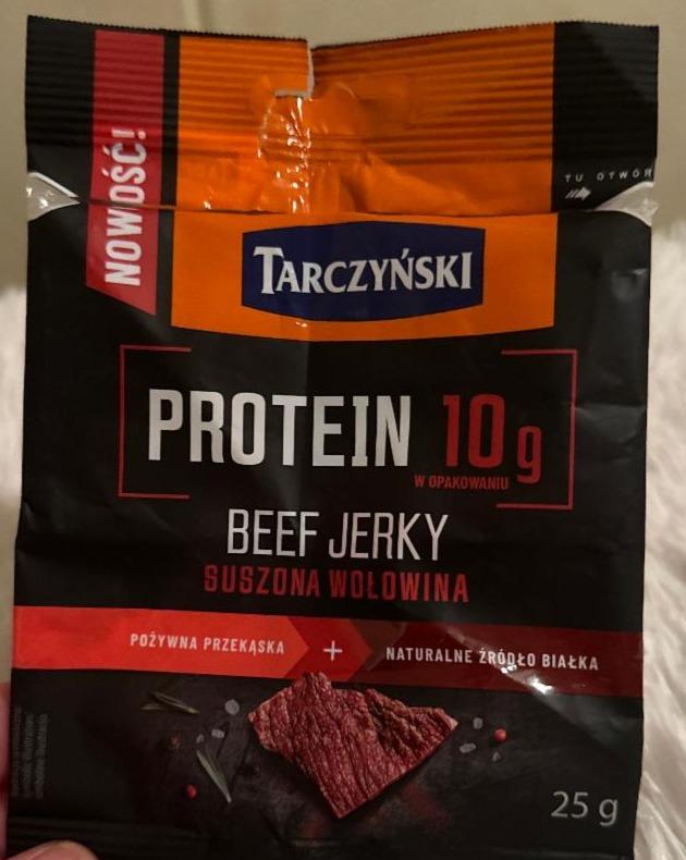 Zdjęcia - Beef jerky suszona wołowina 10g protein Tarczyński