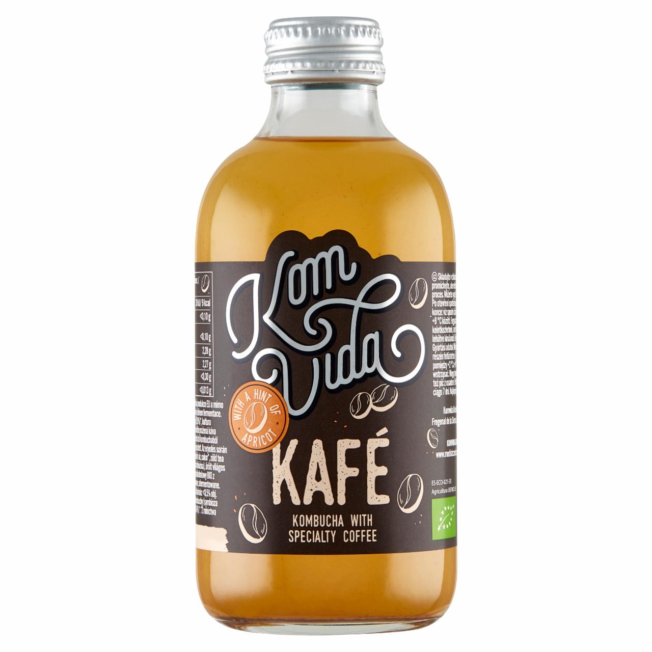 Zdjęcia - Komvida Kafé Bio sfermentowany napój herbaciany z kawą 250 ml