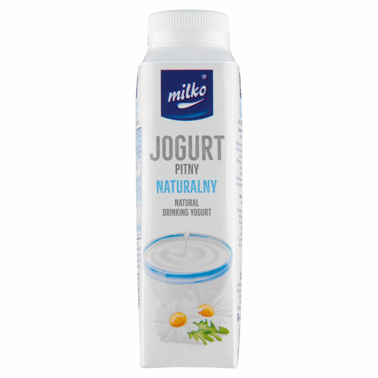 Zdjęcia - Milko Jogurt pitny naturalny 330 ml