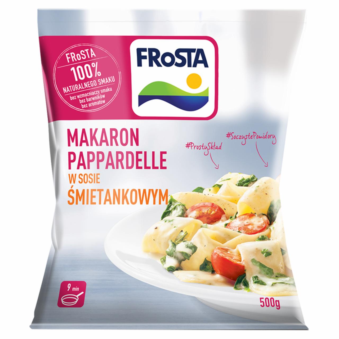 Zdjęcia - FRoSTA Makaron pappardelle w sosie śmietankowym 500 g