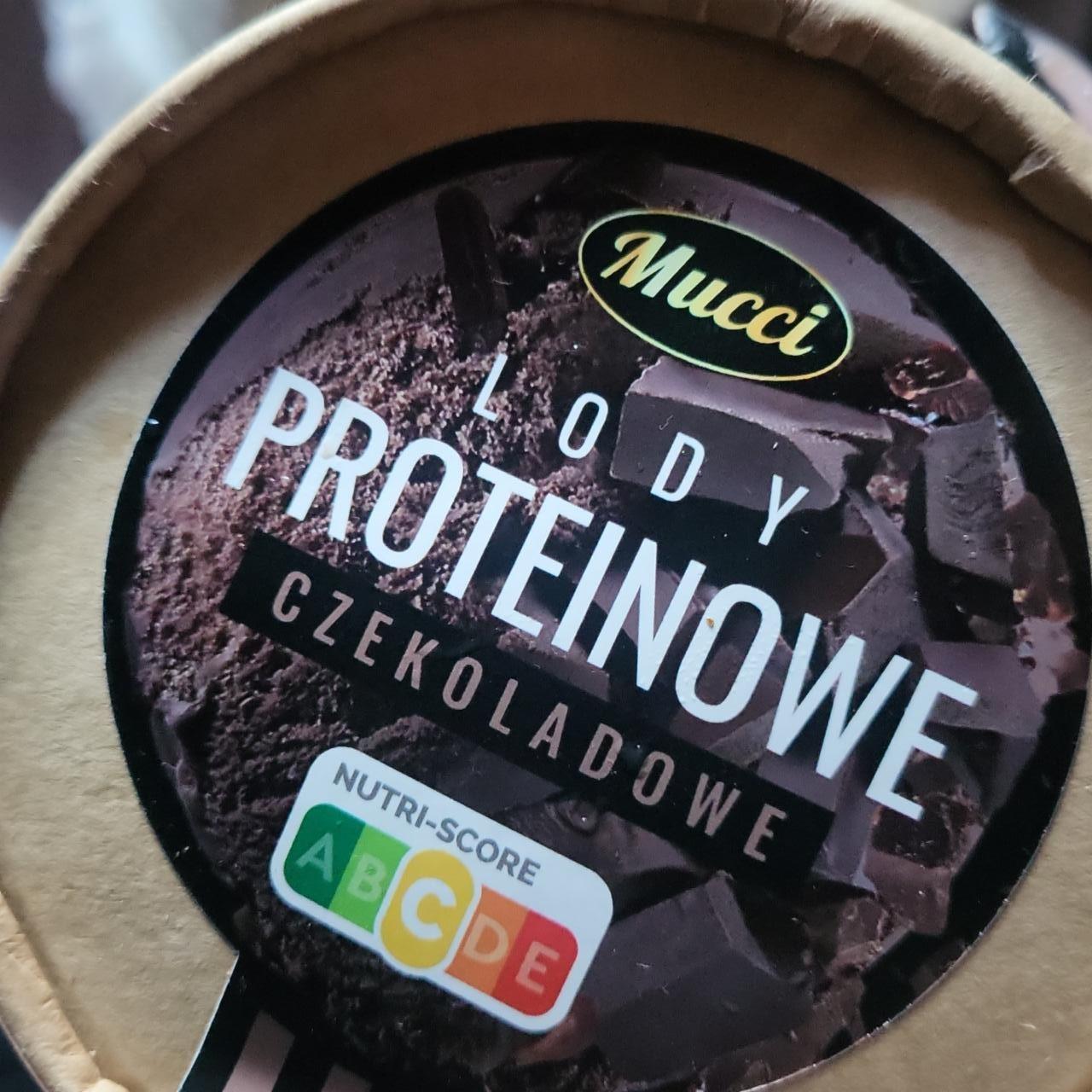 Zdjęcia - Lody proteinowe o smaku czekoladowym Mucci