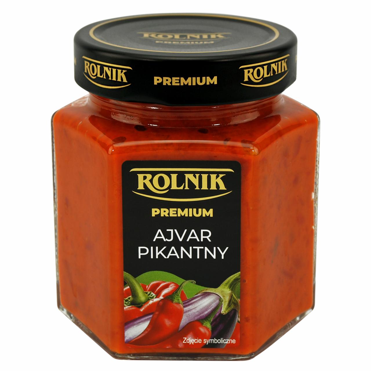 Zdjęcia - Rolnik Premium Ajvar pikantny 300 g