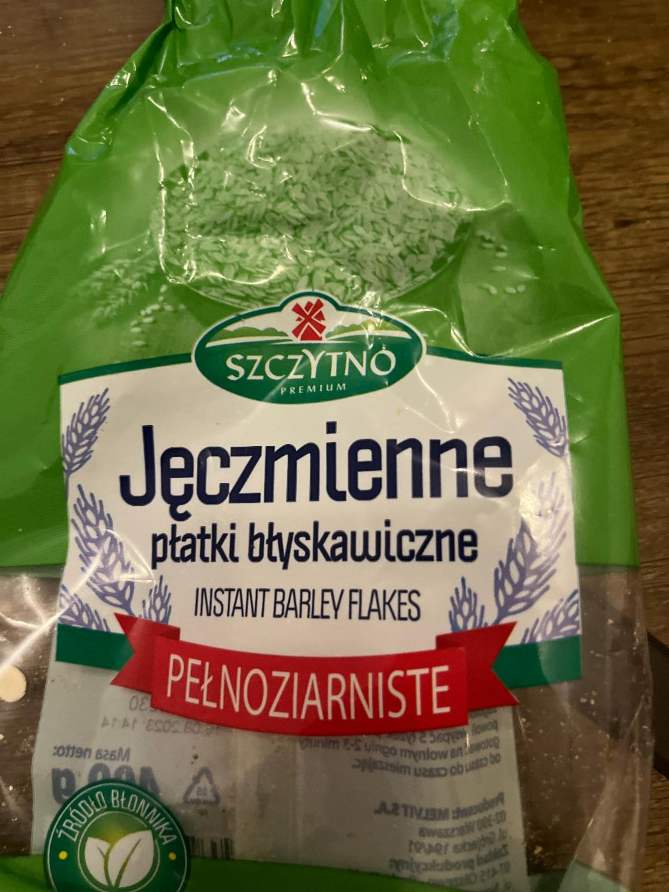 Zdjęcia - Jęczmienne płatki błyskawiczne Szczytno