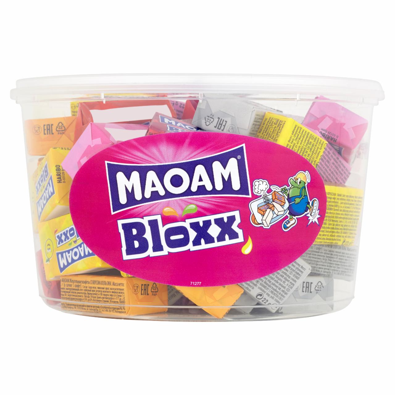 Zdjęcia - Maoam Bloxx Guma rozpuszczalna 1100 g (50 x 22 g)