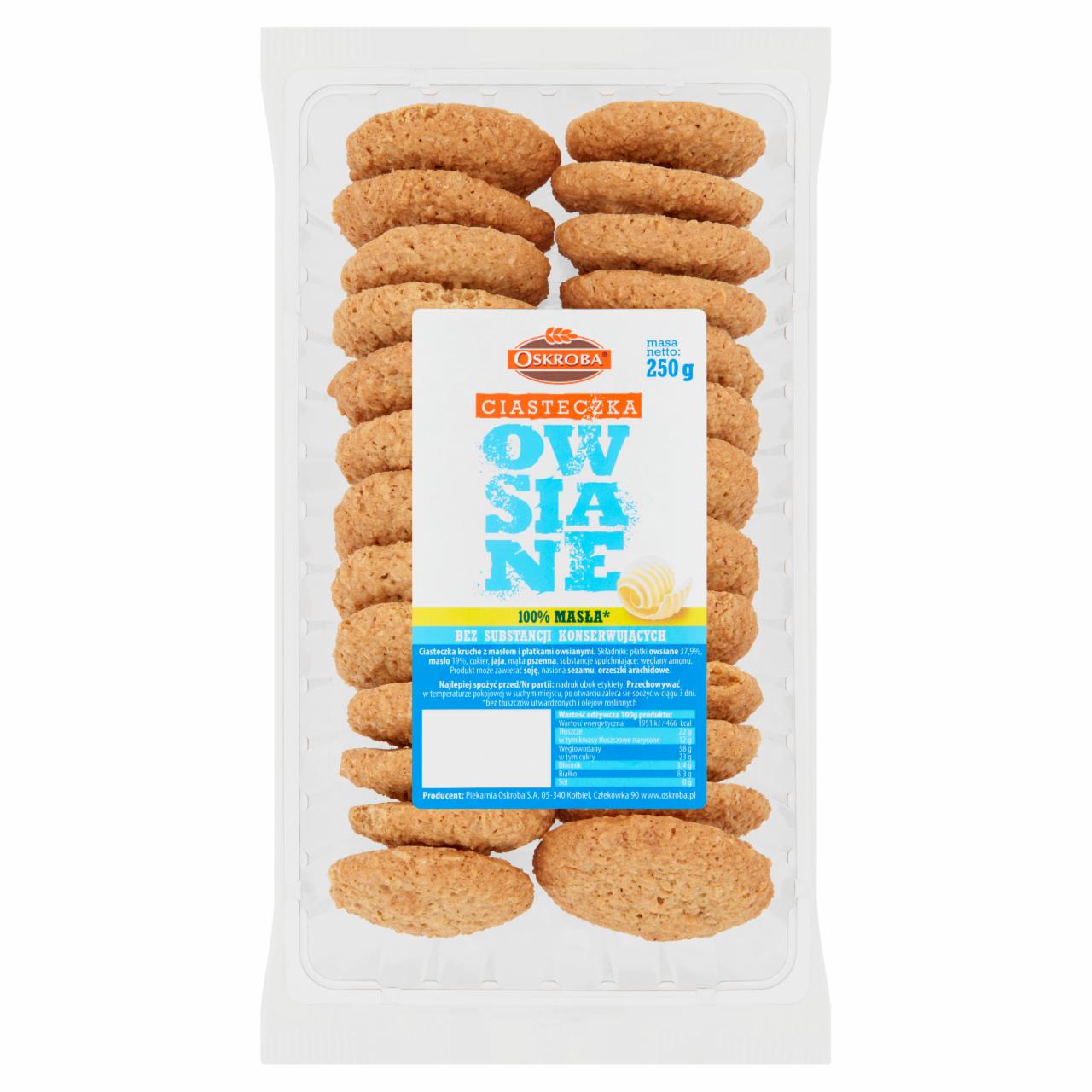 Zdjęcia - Oskroba Ciasteczka owsiane 250 g