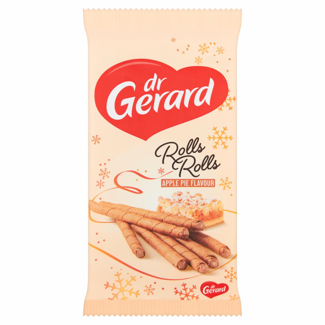 Zdjęcia - dr Gerard Rolls Rolls Rurka waflowa o smaku cynamonowym z kremem o smaku pieczonego jabłka 160 g