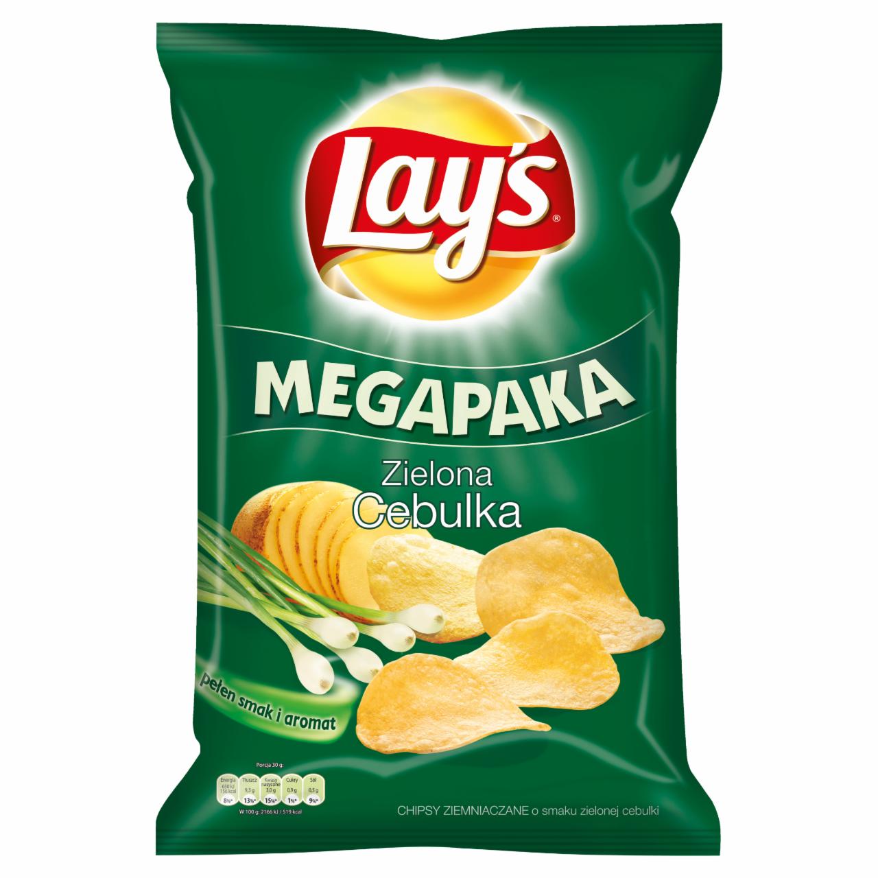 Zdjęcia - Lay's Zielona Cebulka Chipsy ziemniaczane 225 g