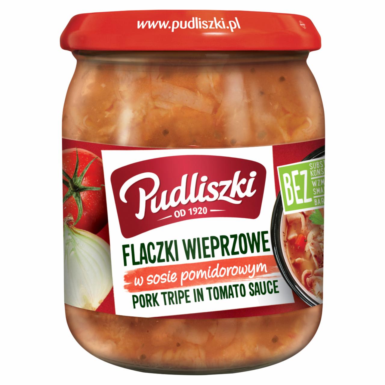 Zdjęcia - Pudliszki Flaczki wieprzowe w sosie pomidorowym 500 g