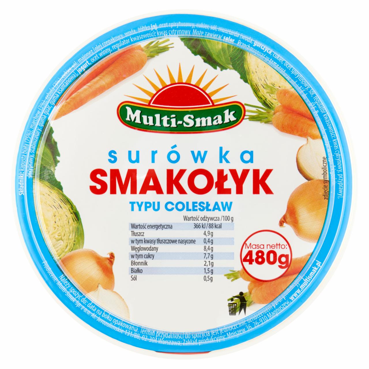 Zdjęcia - Surówka smakołyk typu colesław 480 g