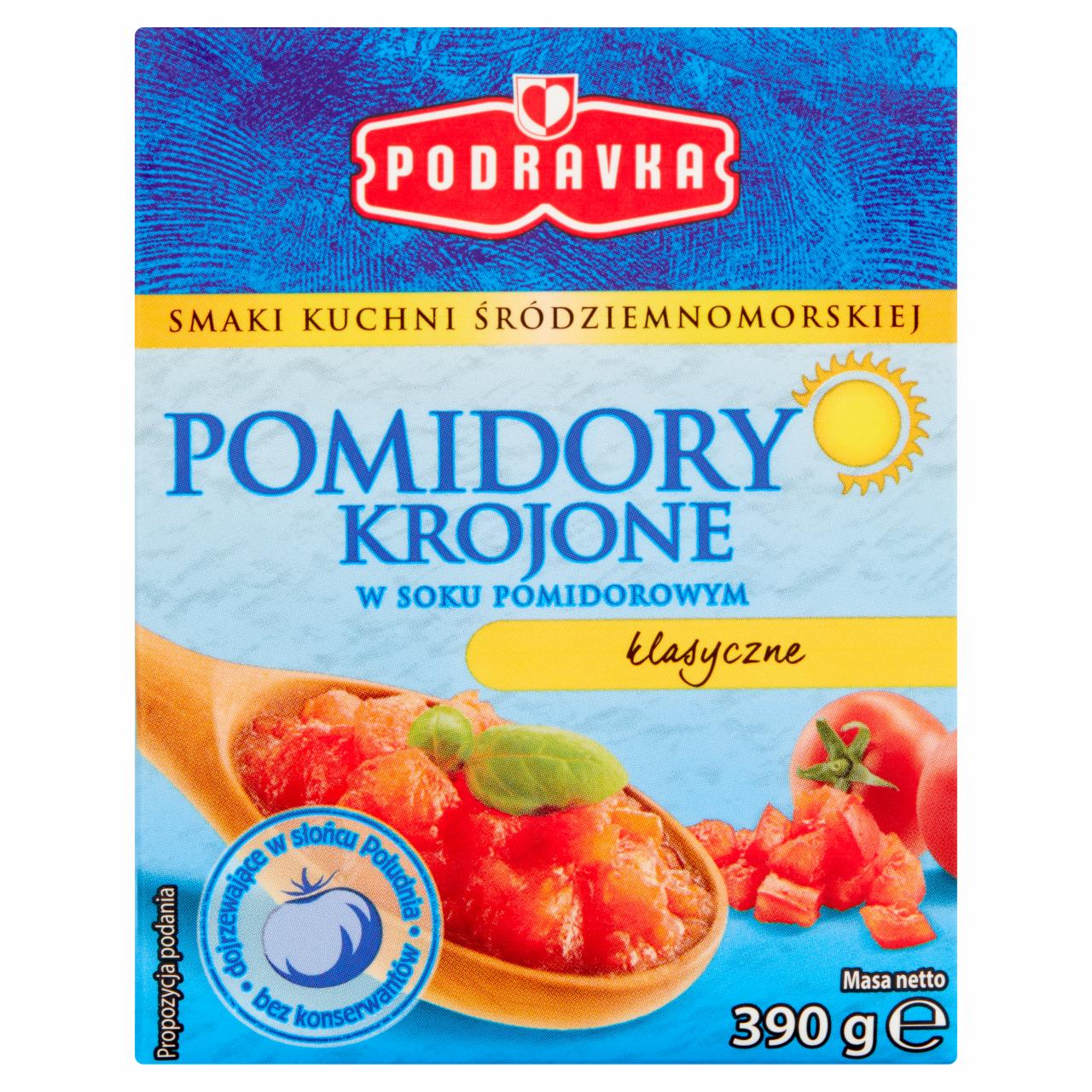 Zdjęcia - Podravka Pomidory krojone w soku pomidorowym klasyczne