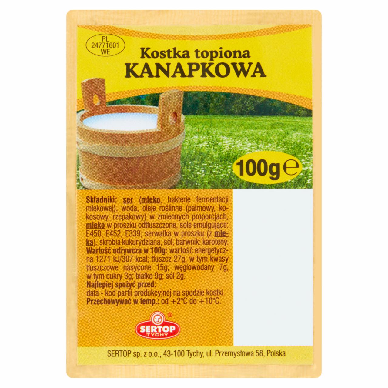 Zdjęcia - Sertop Tychy Kostka topiona kanapkowa 100 g