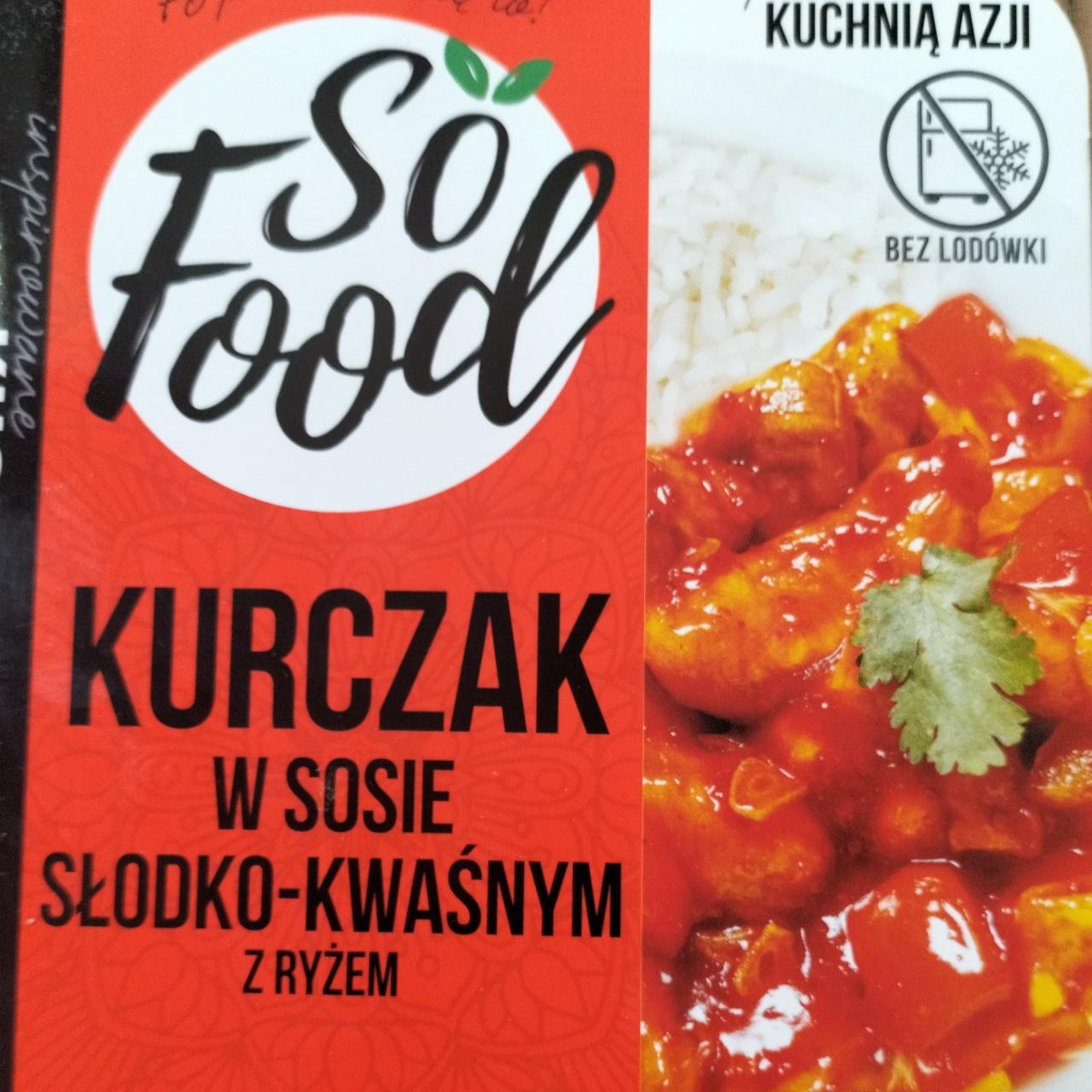 Zdjęcia - Kurczak w sosie słodko-kwaśnym z ryżem So Food