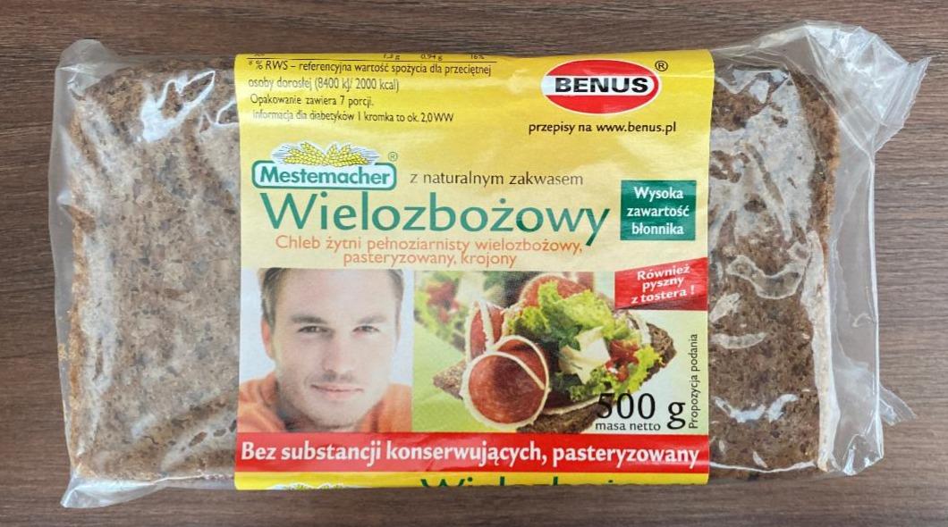 Zdjęcia - Mestemacher Chleb żytni pełnoziarnisty wielozbożowy 500 g