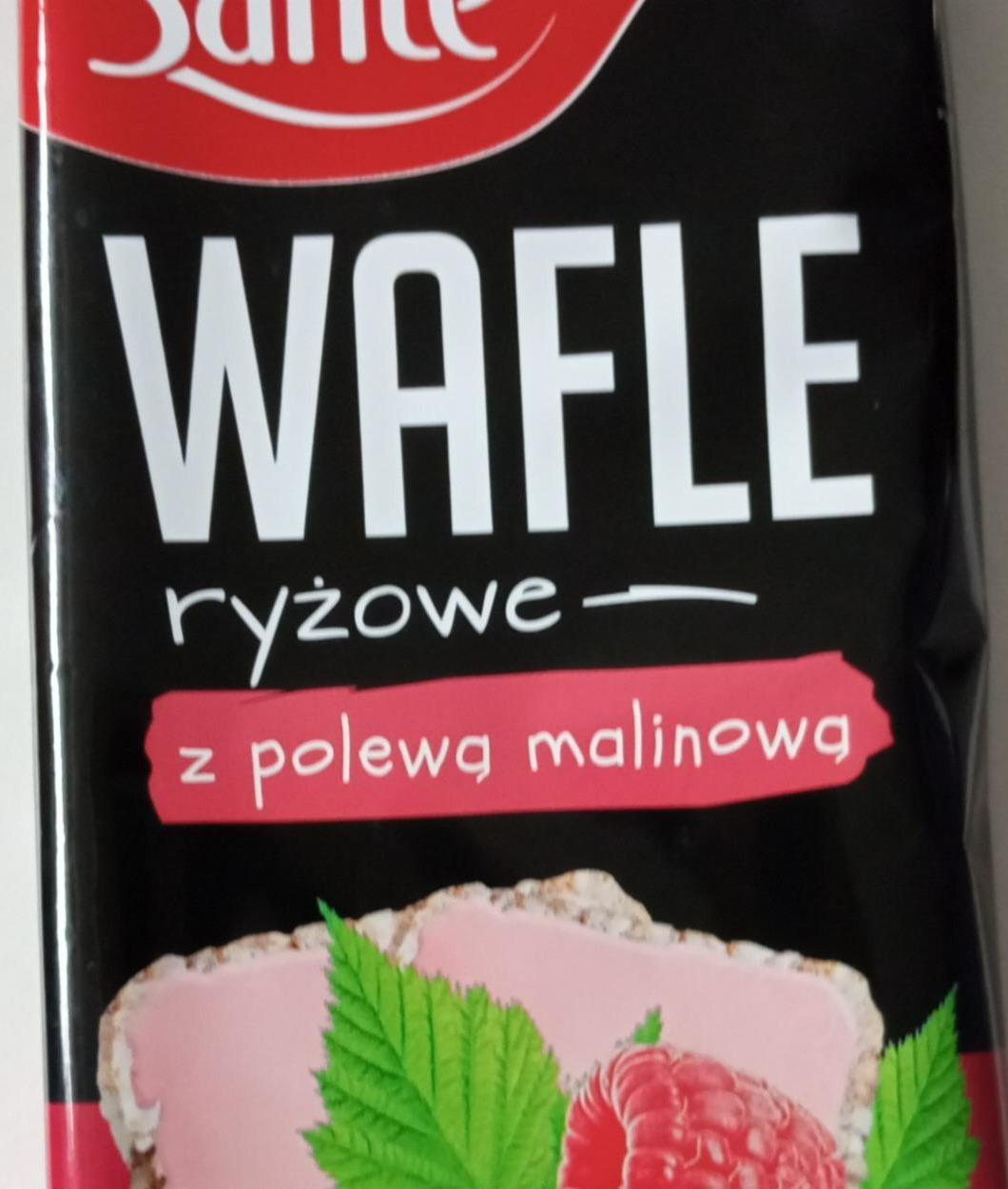 Zdjęcia - Wafle ryżowe z polewą malinową Sante