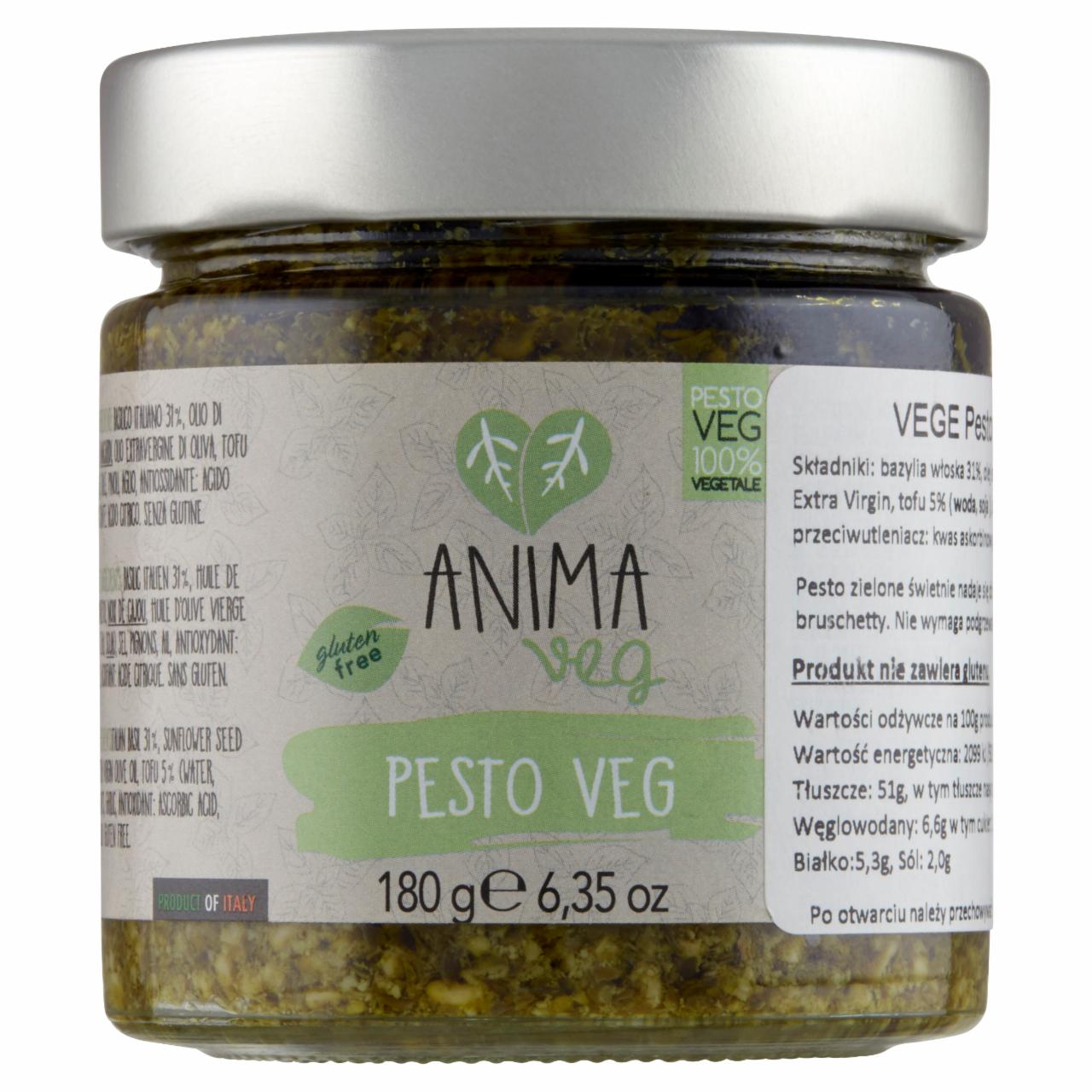 Zdjęcia - Vege pesto z bazylią i tofu 180 g