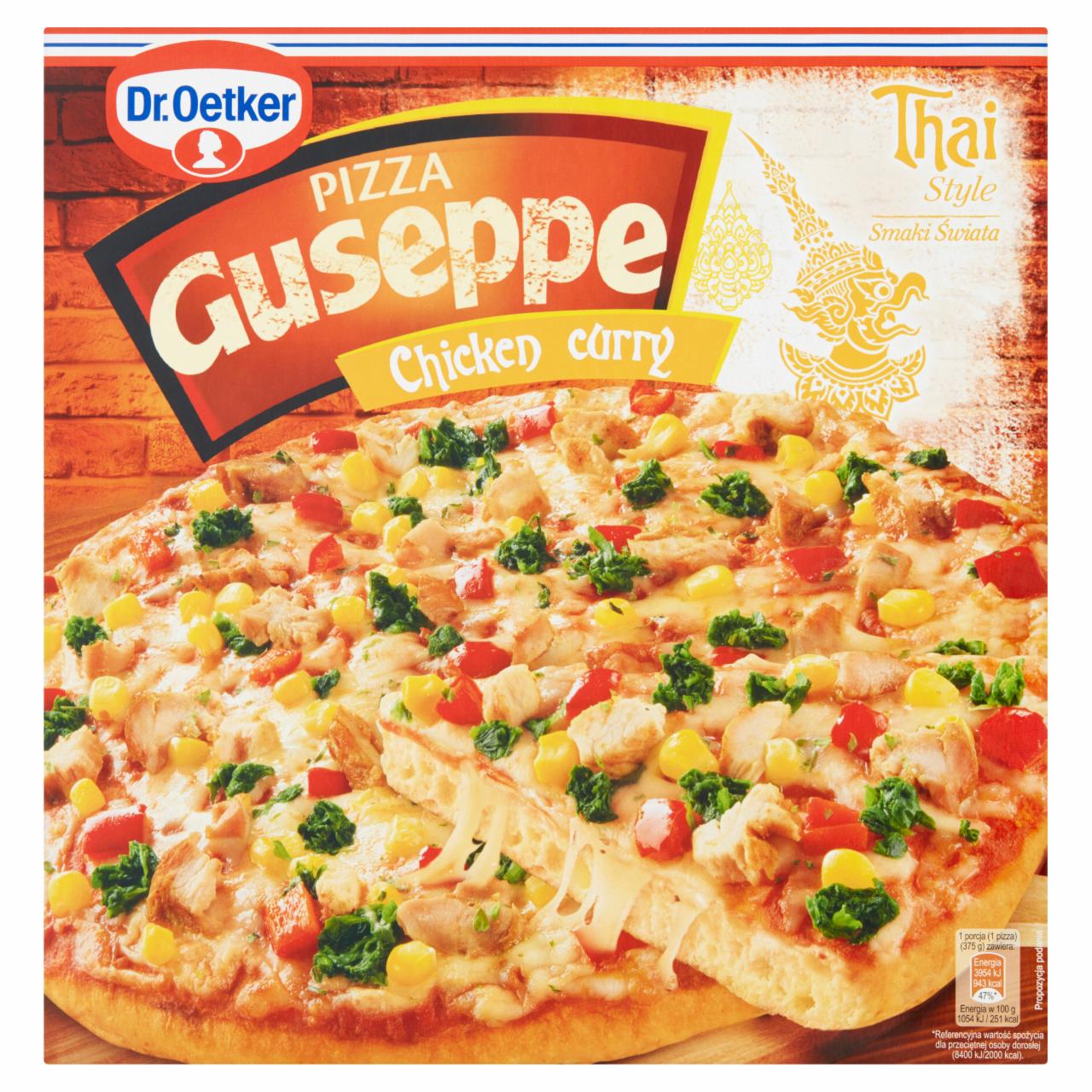 Zdjęcia - Guseppe pizza chicken curry Dr.Oetker