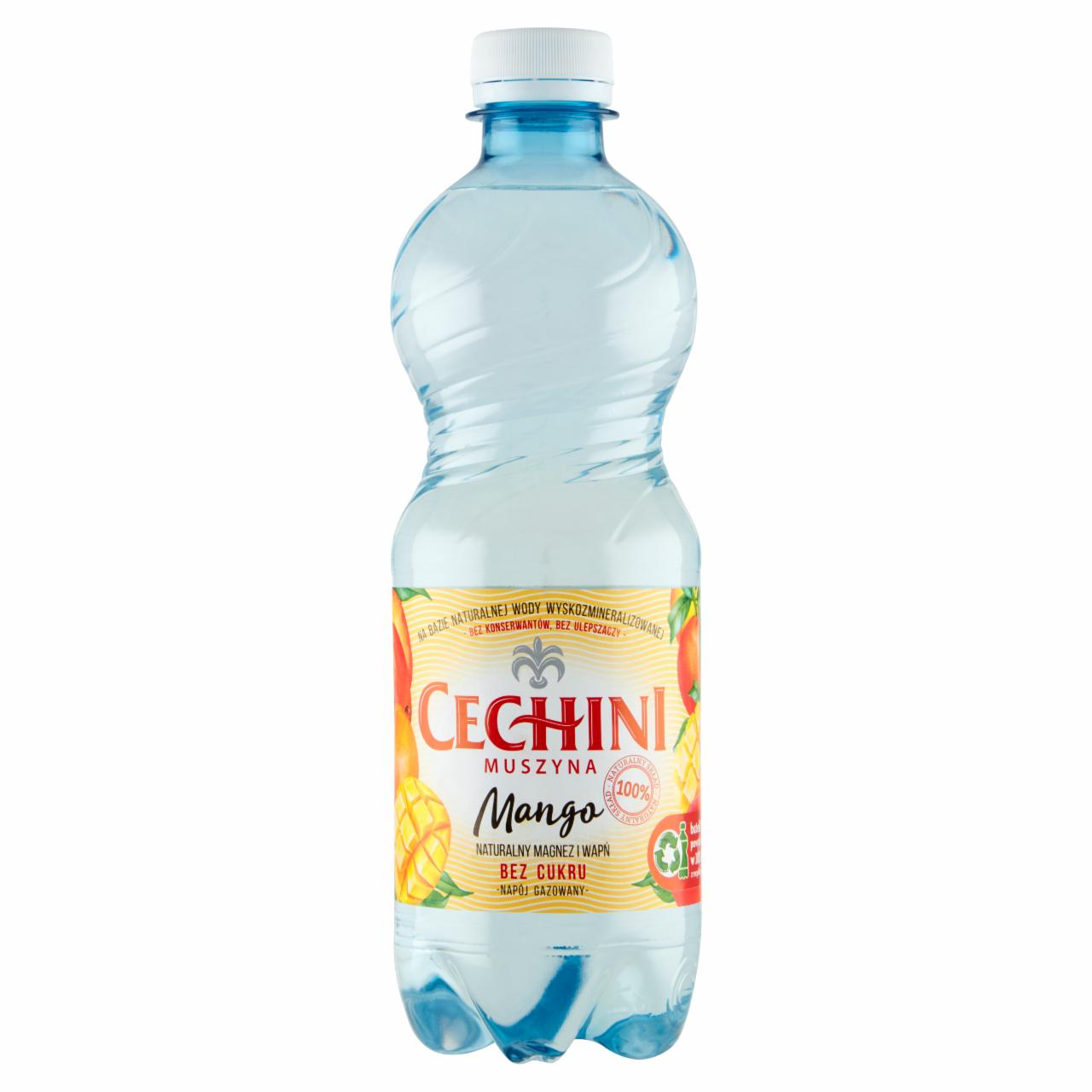 Zdjęcia - Muszyna Cechini Mango Napój gazowany 0,5 l