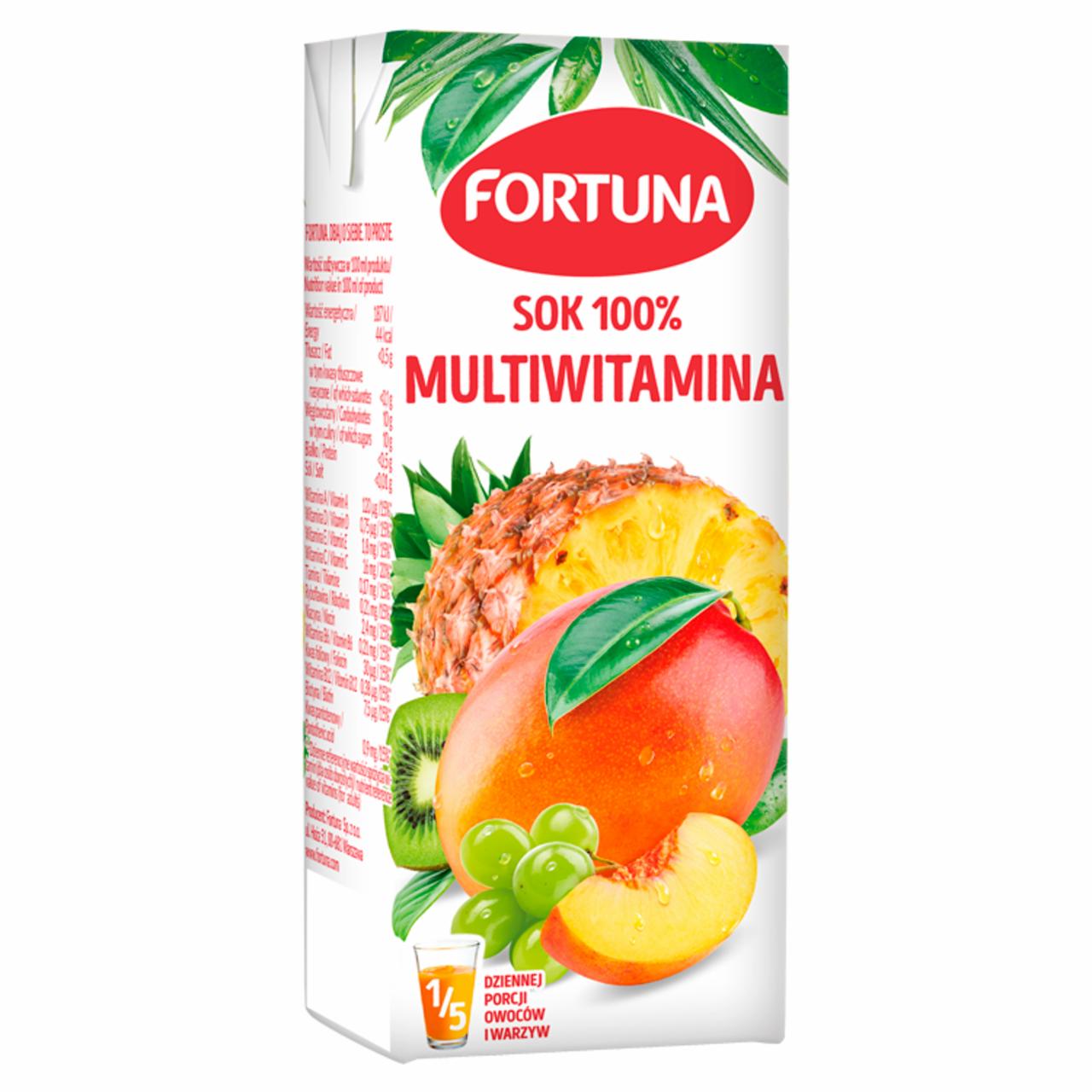 Zdjęcia - Sok 100% multiwitamina Fortuna