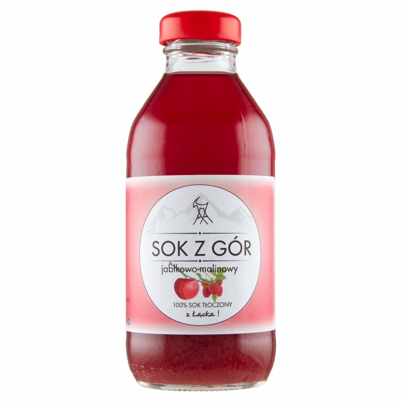 Zdjęcia - Sok z gór Sok jabłkowo-malinowy 330 ml