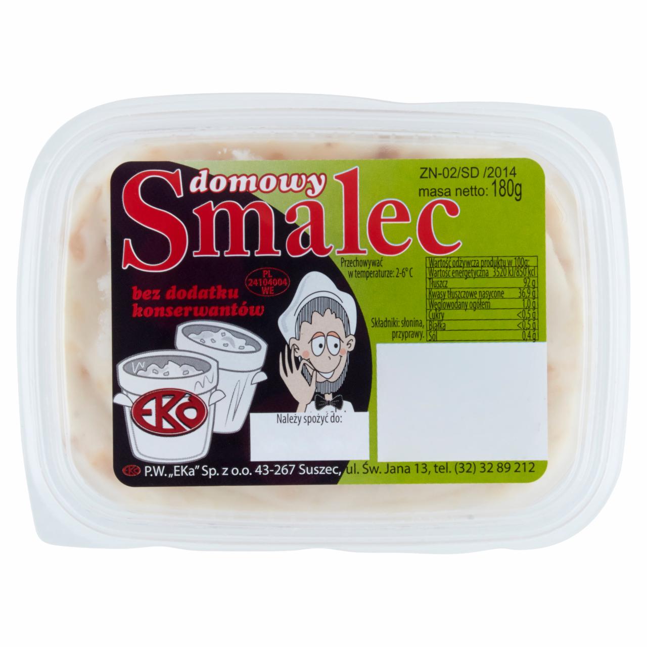 Zdjęcia - EKa Smalec domowy 180 g