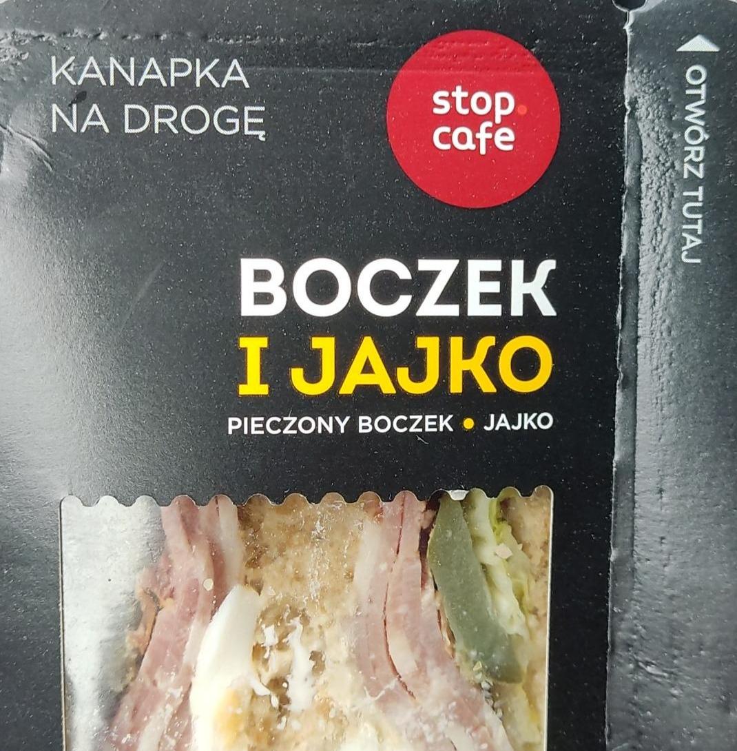 Zdjęcia - Kanapka na drogę boczek i jajko stop cafe