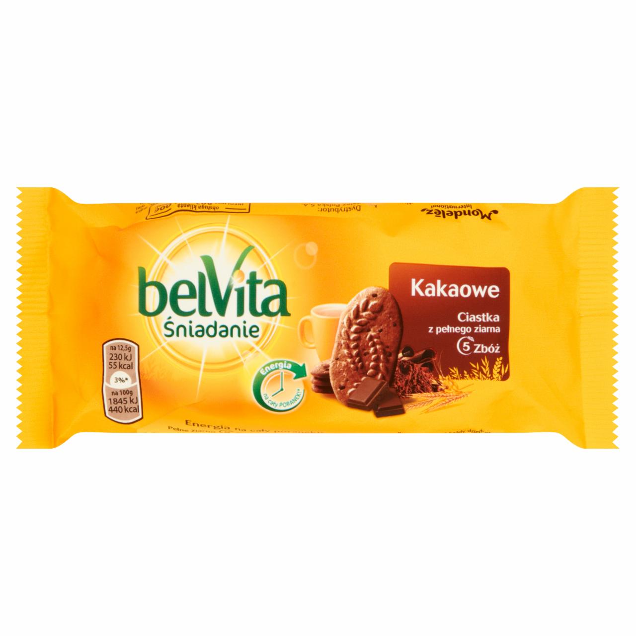 Zdjęcia - belVita Śniadanie Kakaowe Ciastka z pełnego ziarna 50 g