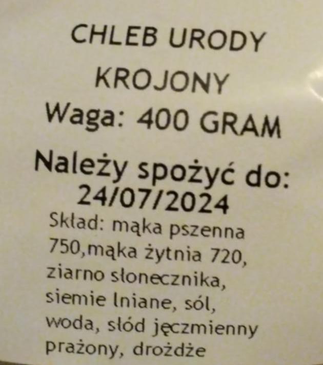 Zdjęcia - Chleb urody krojony Gromulski