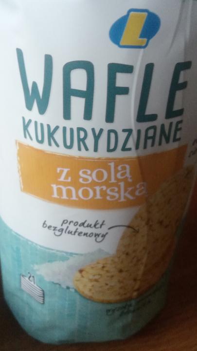 Zdjęcia - Wafle kukurydziane z solą morską Lewiatan