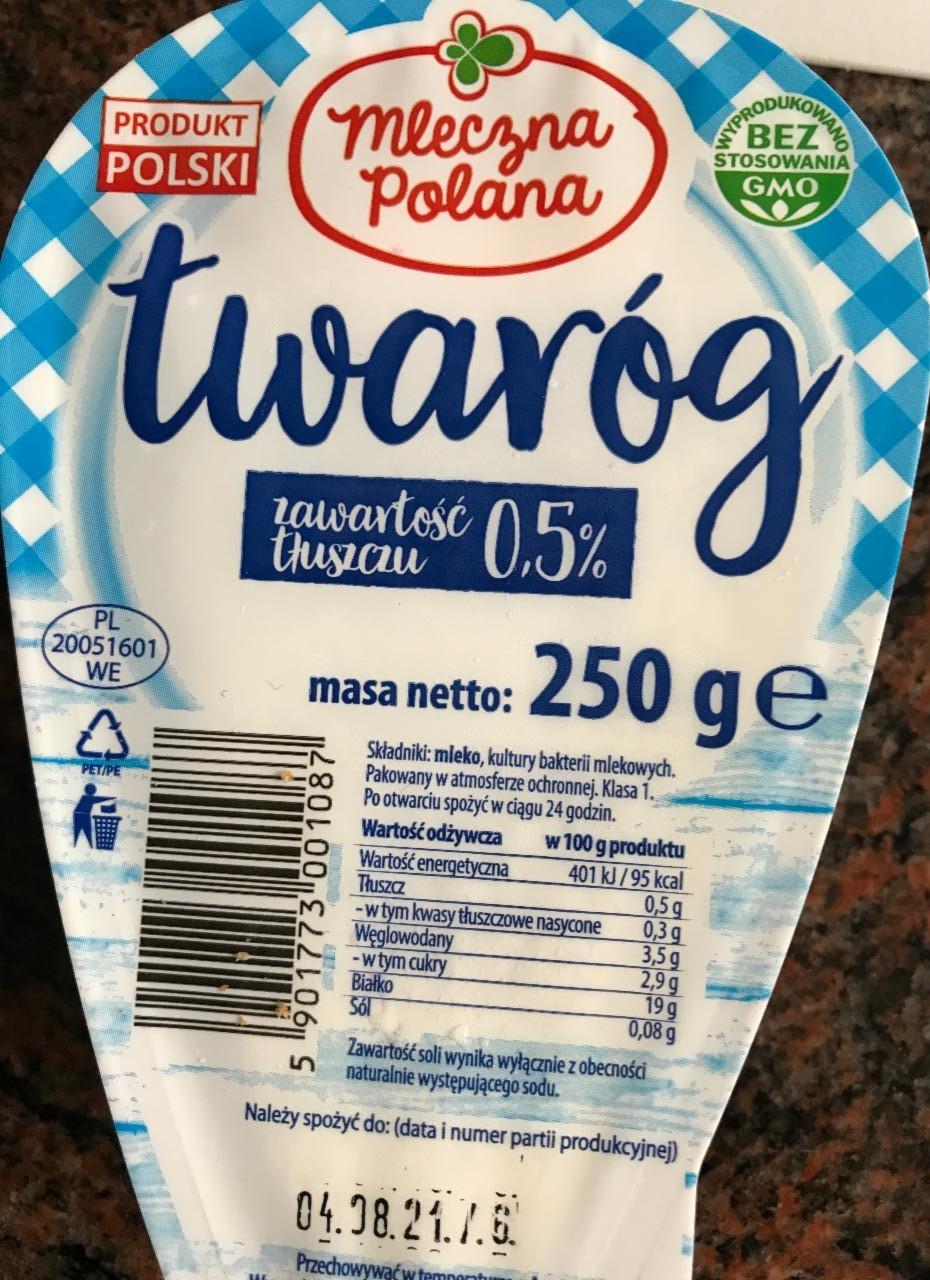 Zdjęcia - Twaróg 0.5% Mleczna Polana