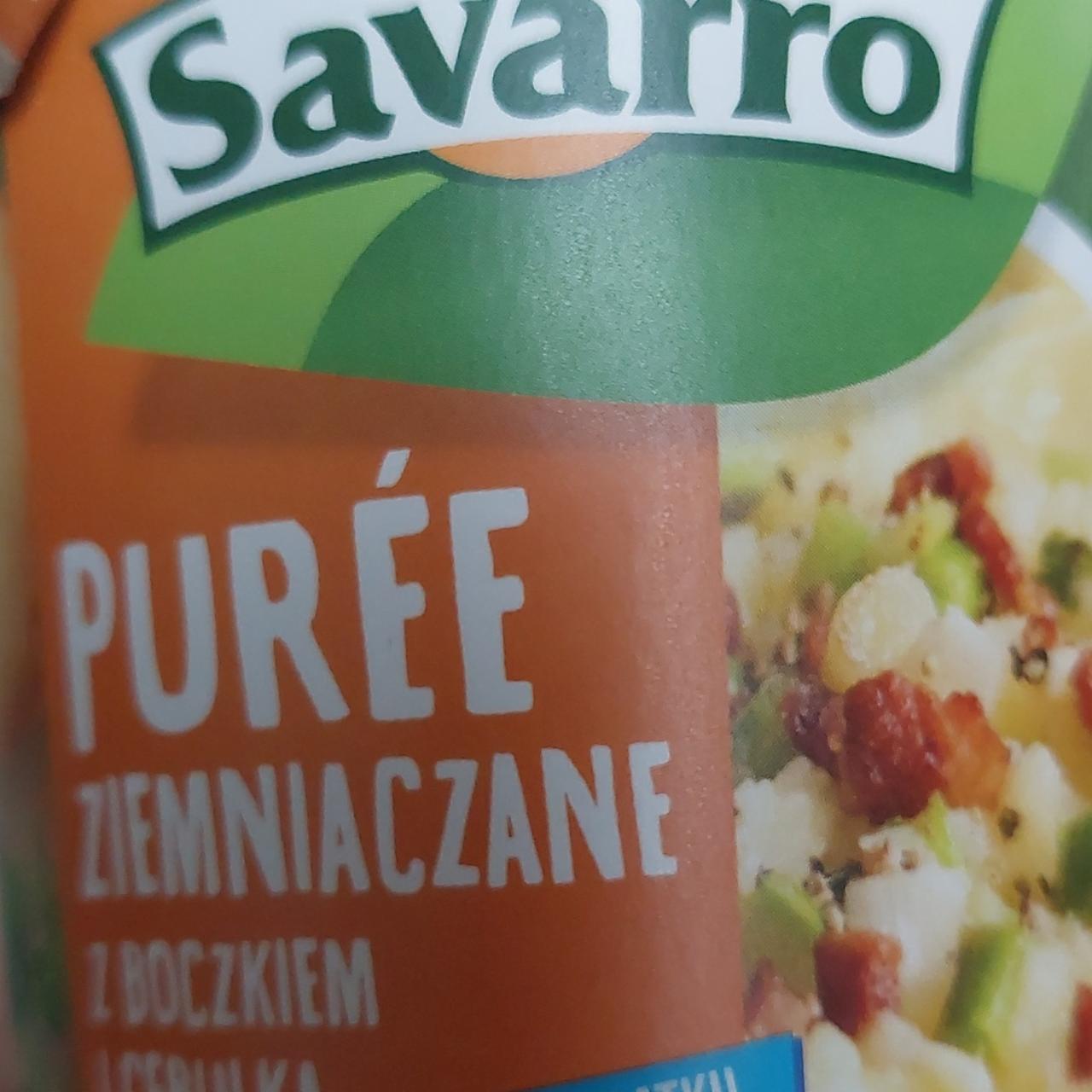 Zdjęcia - Purée ziemniaczane z boczkiem i cebulką Savarro