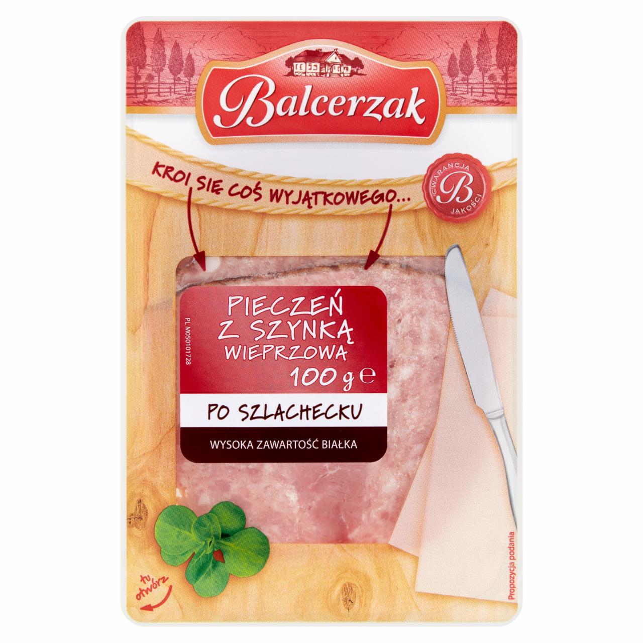 Zdjęcia - Balcerzak Pieczeń z szynką 100 g