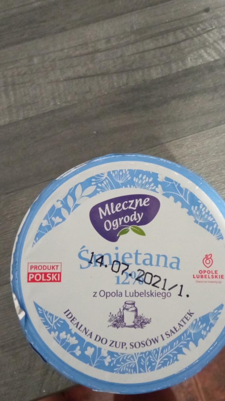 Zdjęcia - śmietana 12% mleczne ogrody