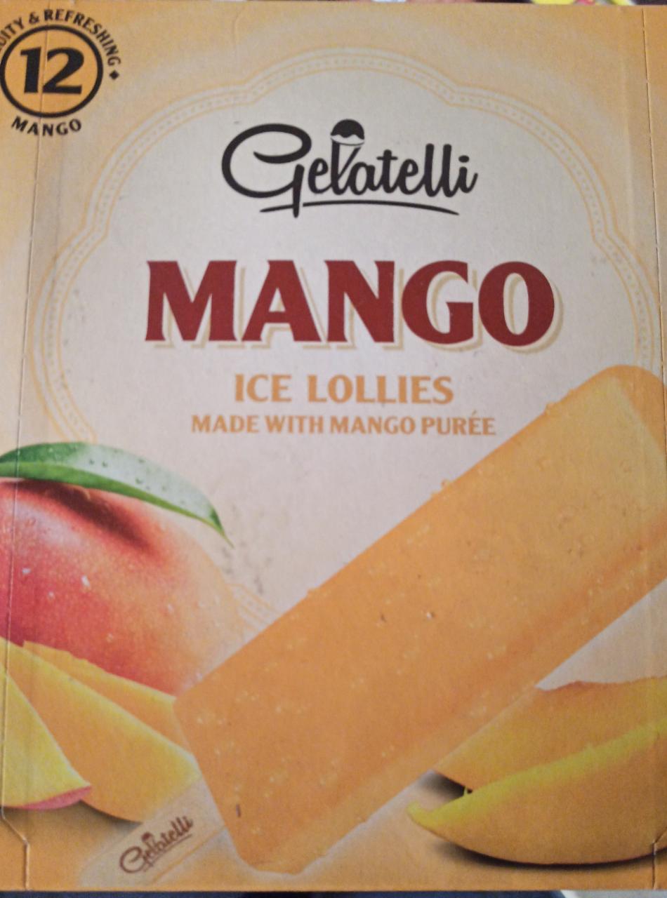 Zdjęcia - lody Gelatelli Mango