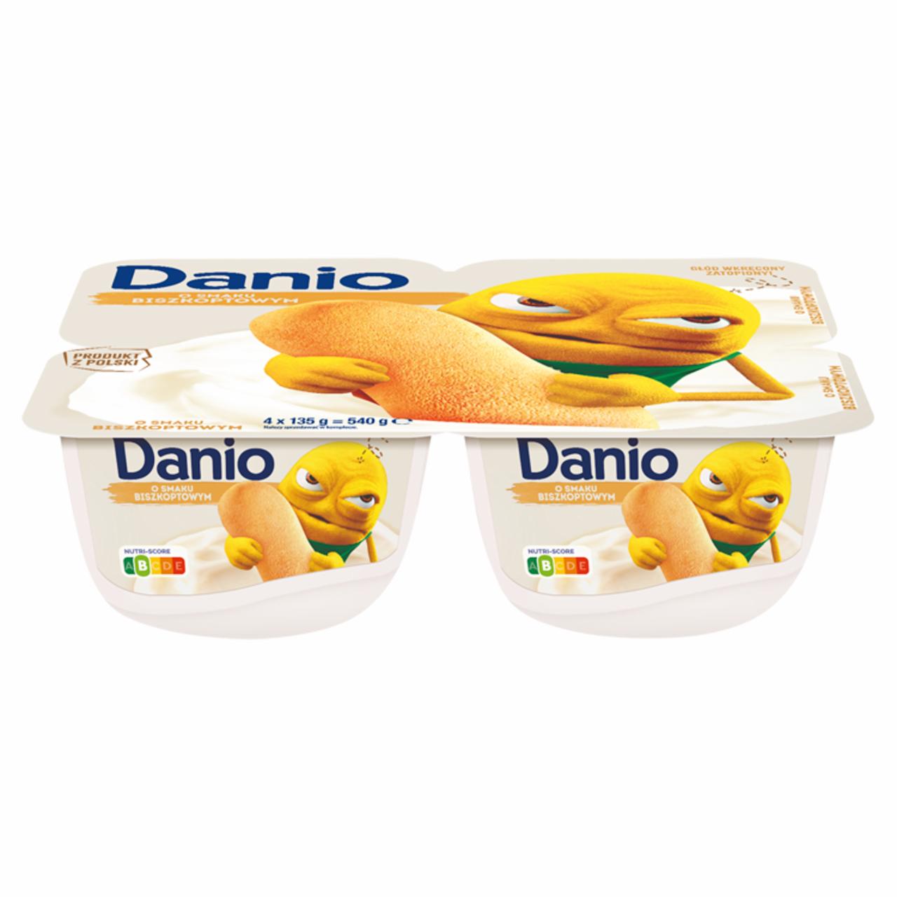 Zdjęcia - Danio Serek homogenizowany o smaku biszkoptowym 540 g (4 x 135 g)