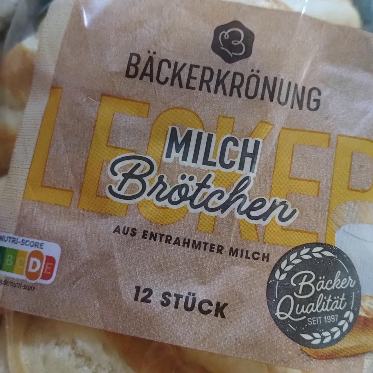 Zdjęcia - Milch brötchen Bäckerkrönung