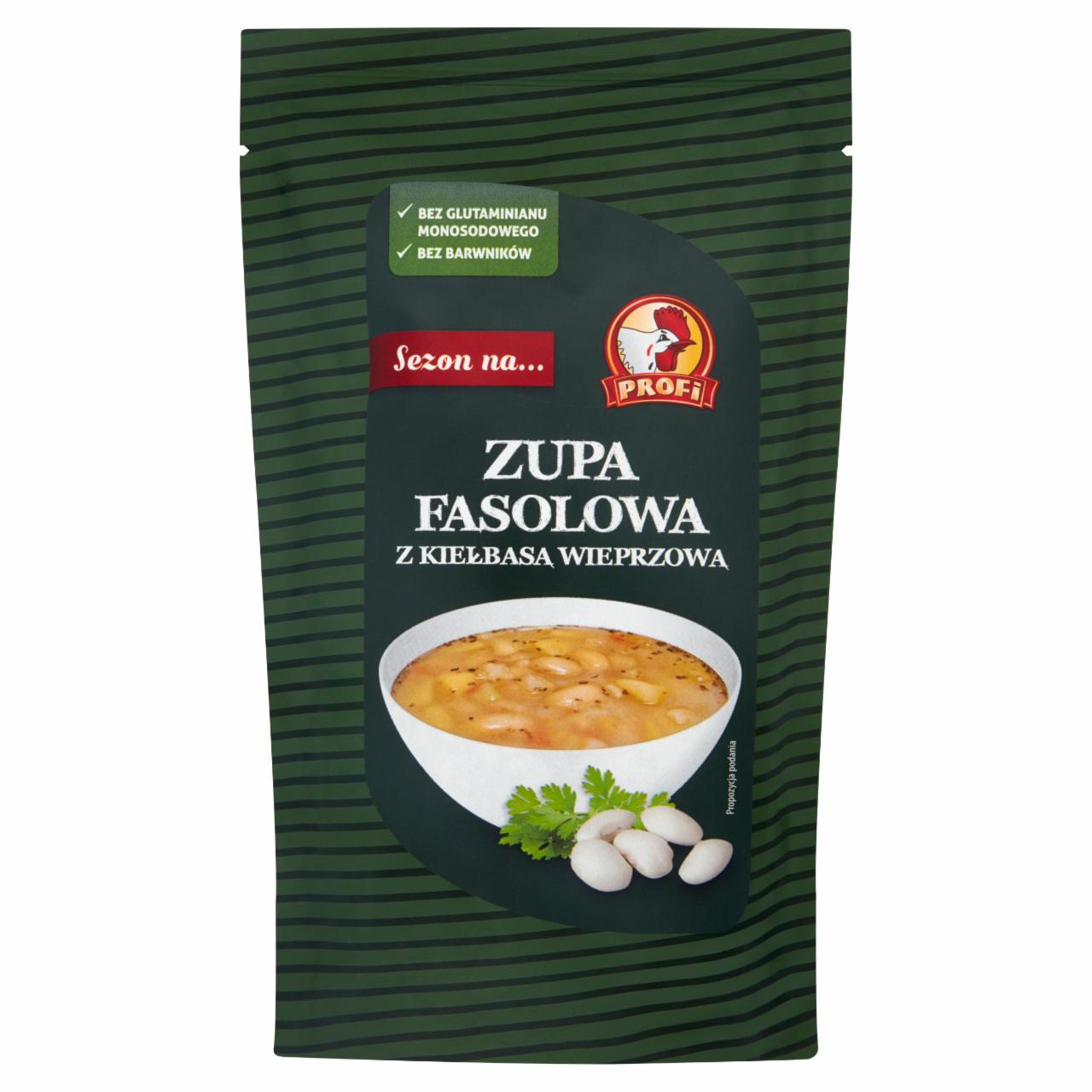 Zdjęcia - Profi Sezon na... Zupa fasolowa z kiełbasą wieprzową 450 g