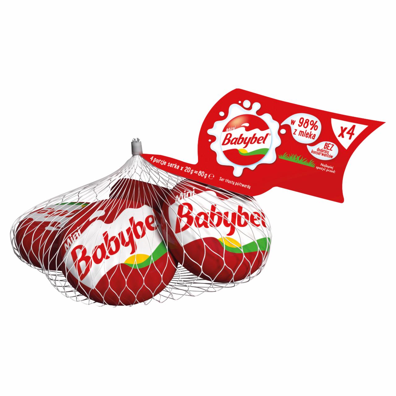 Zdjęcia - Babybel Mini Ser tłusty 80 g (4 x 20 g)