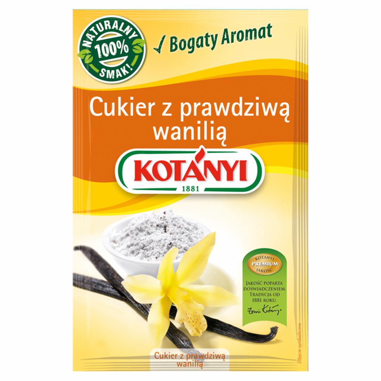 Zdjęcia - Kotányi Cukier z prawdziwą wanilią Bourbon 10 g