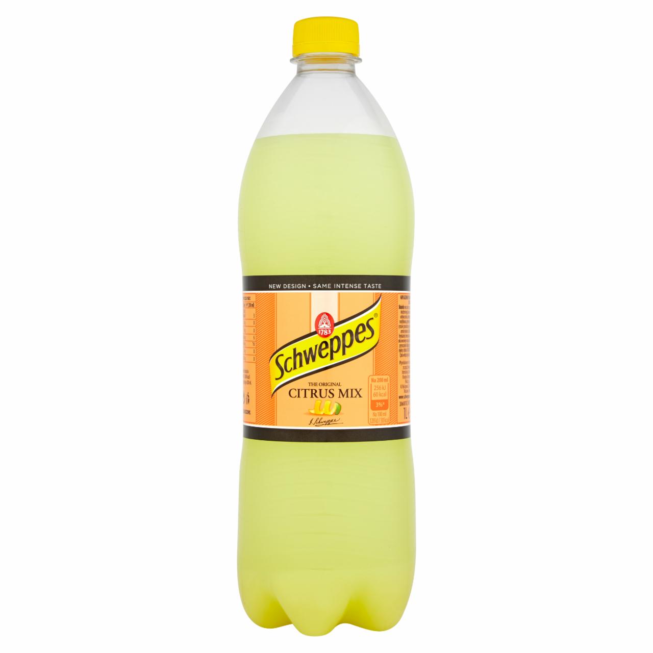 Zdjęcia - Schweppes Citrus Mix Napój gazowany o smaku cytrusowym 1 l