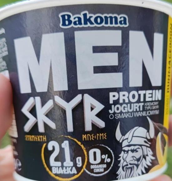 Zdjęcia - Men Protein Jogurt kremowy Mango-Marakuja typu Skyr Bakoma