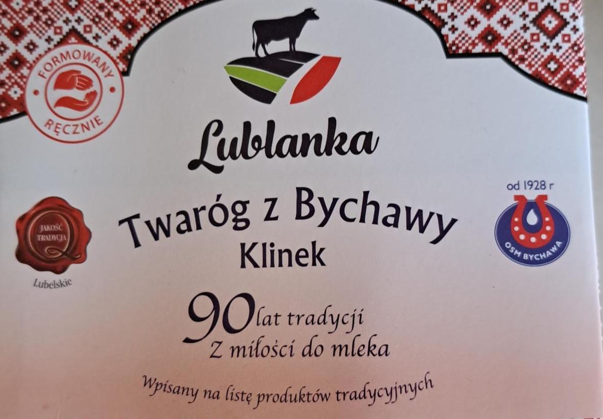 Zdjęcia - twaróg z Bychawy klinek Lublanka