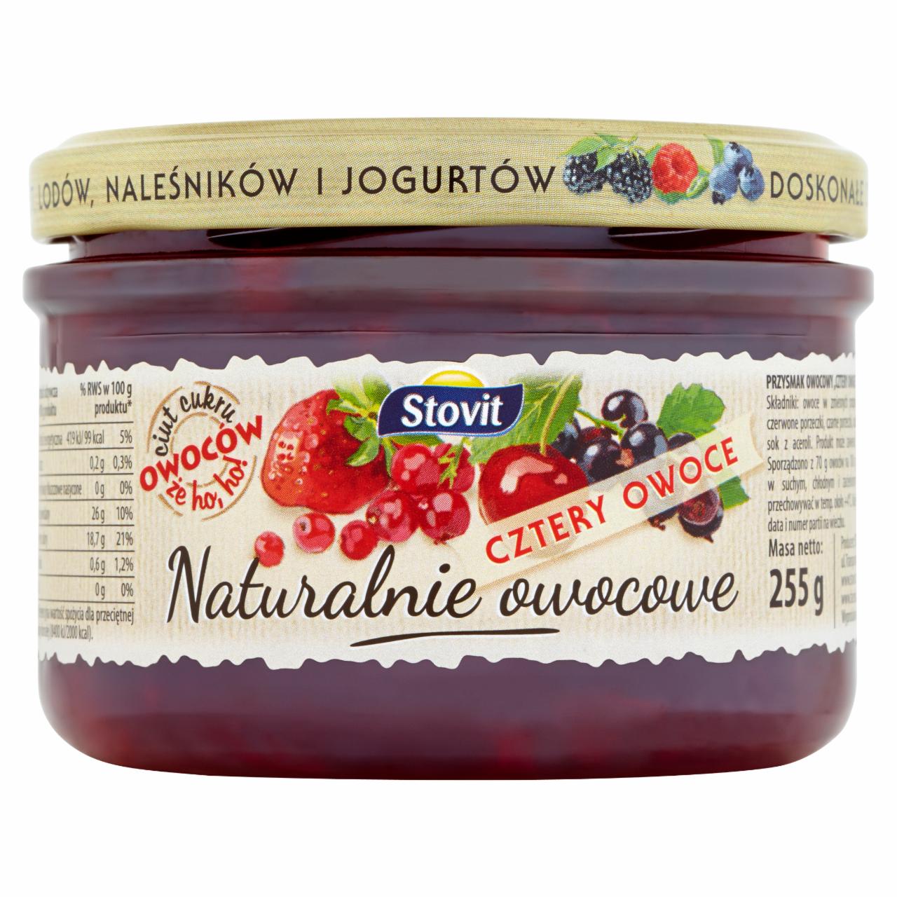 Zdjęcia - Stovit Naturalnie owocowe cztery owoce 255 g