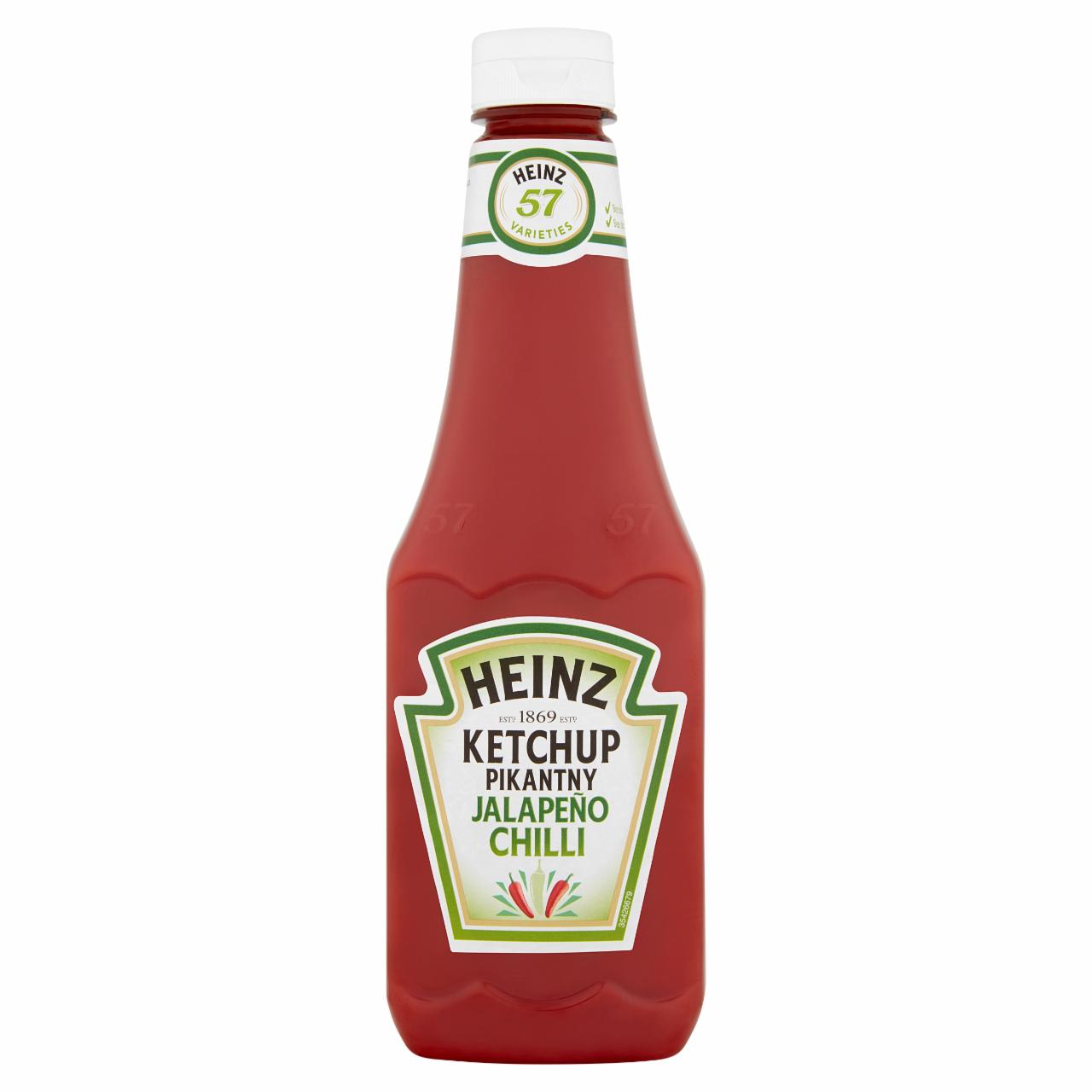 Zdjęcia - Heinz Ketchup pikantny jalapeño chilli 570 g